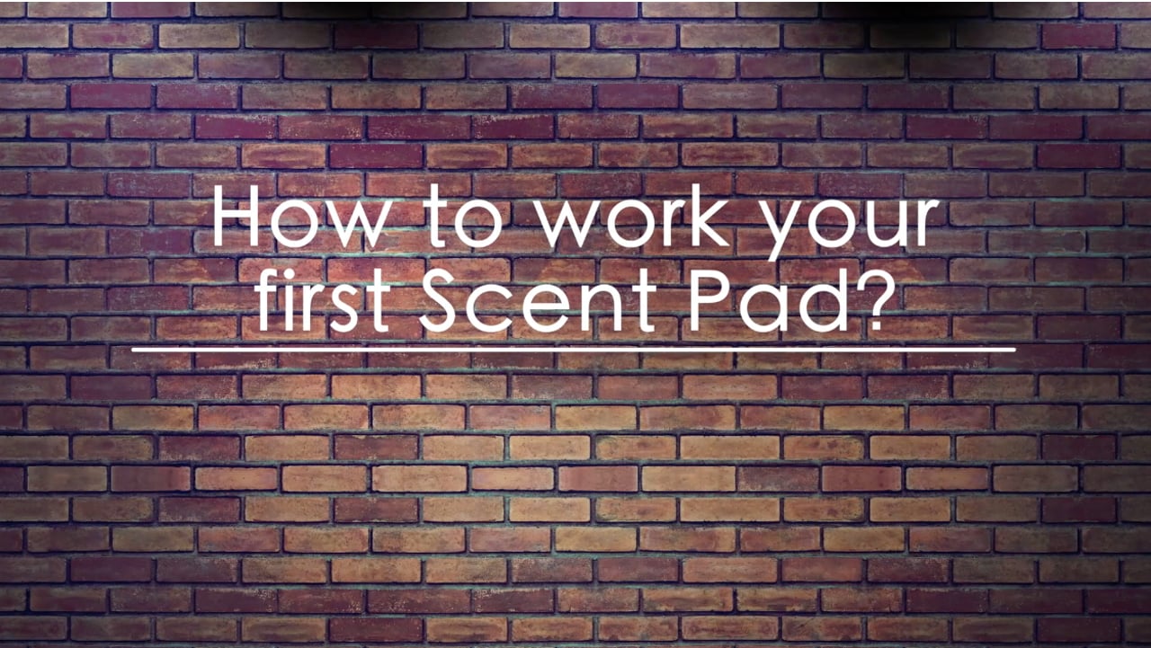How to work the scent pad